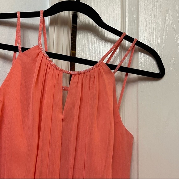 Coral pink dress - Picture 3 of 10